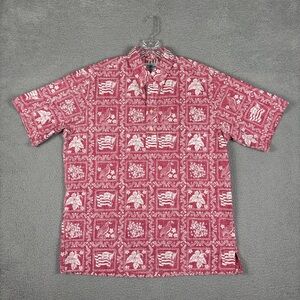 Reyn Spooner Hawaiian Shirt Men’s Lahaina Sailor